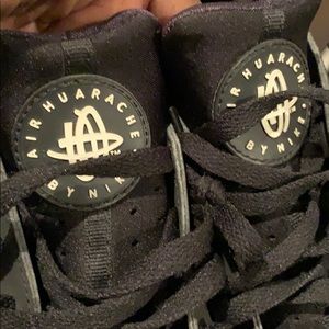 Nike Huarache Black on Black